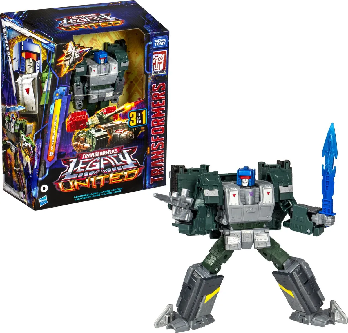 Transformers Generations Legacy United Overcharge Action Figure HASG1039
