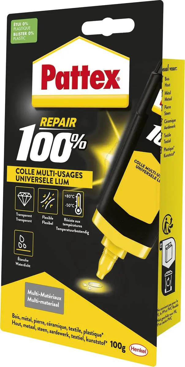 Pattex Alleslijm 100%