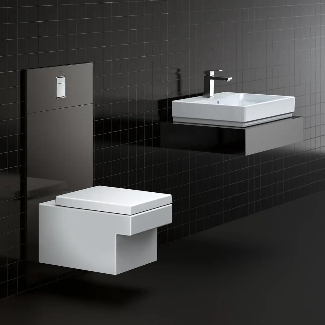 GROHE Cube Keramische Opzetwastafel 60x49cm - Wit - afbeelding 3 van 6