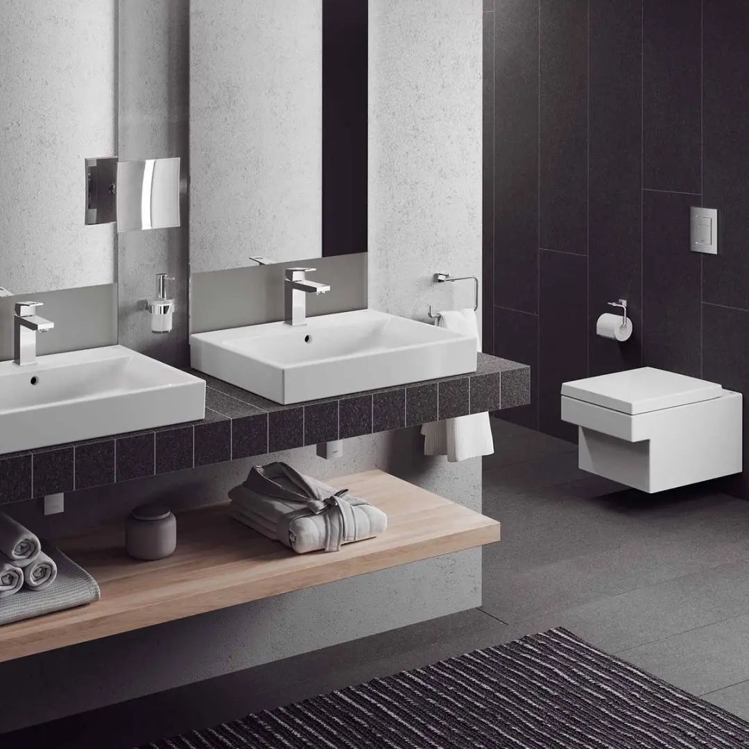 GROHE Cube Keramische Opzetwastafel 60x49cm - Wit - afbeelding 5 van 6