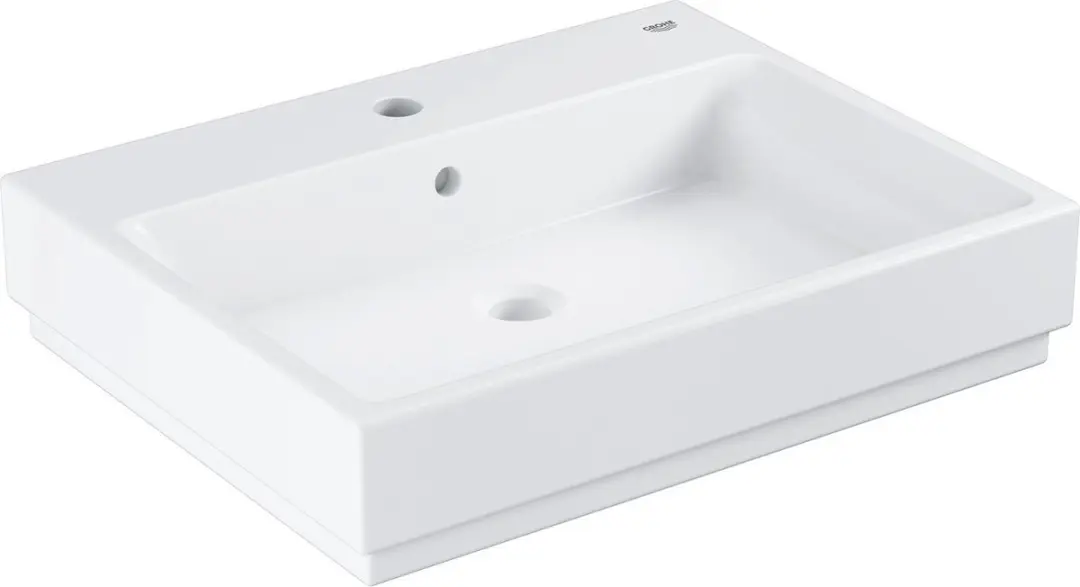 GROHE Cube Keramische Opzetwastafel 60x49cm - Wit