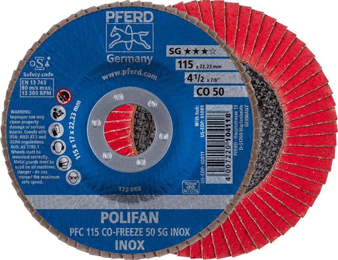Pferd COFREEZE Lamellenschijf 115mm K50