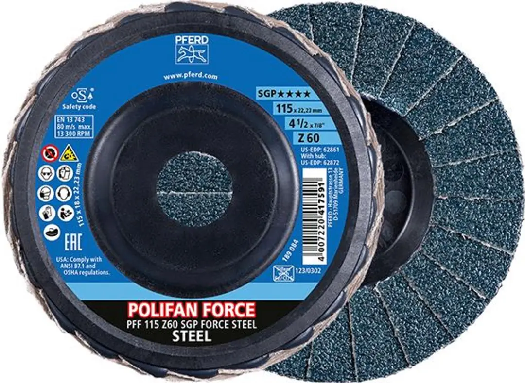Pferd Lamellenschijf FORCE SGP STEEL 115mm Z60