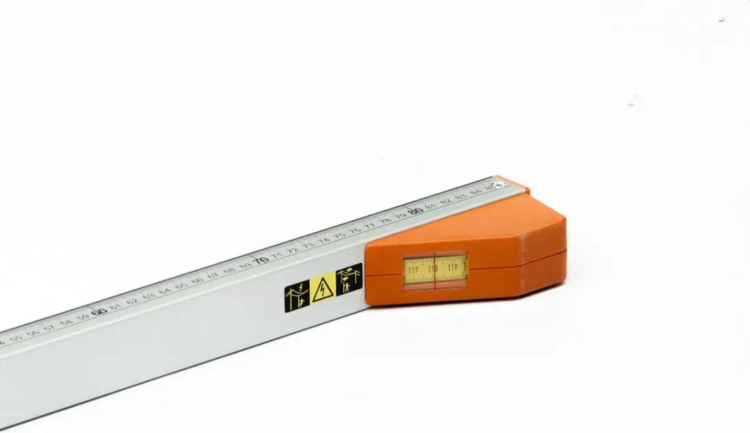 Nedo Messfix Telescopische Meetlat 4m - Oranje/Zilver - afbeelding 2 van 4