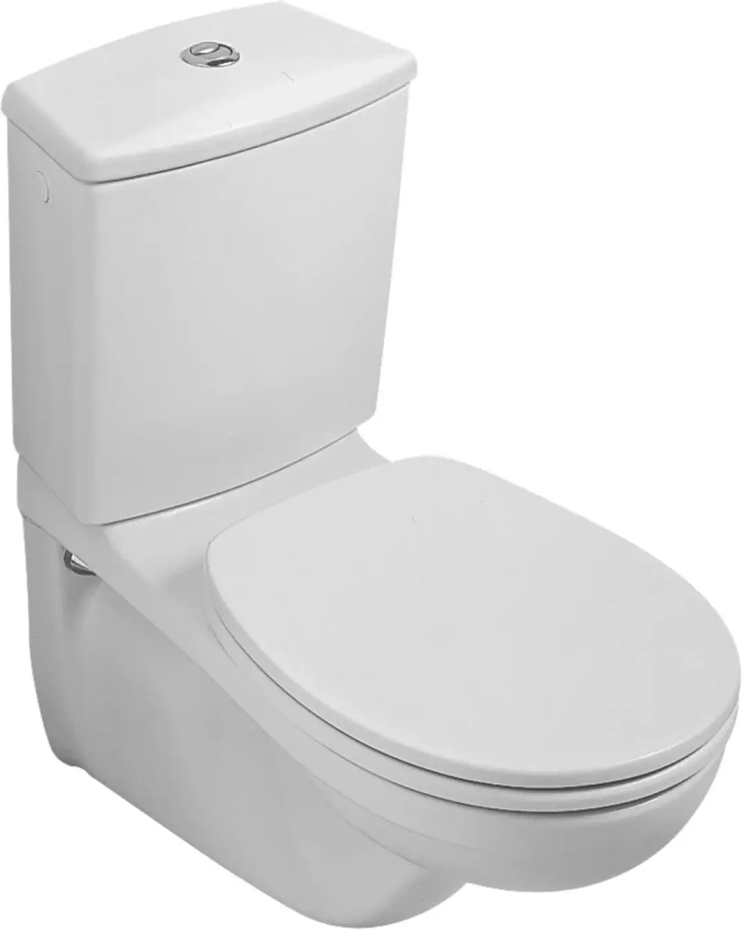 Villeroy & Boch O.novo duobloccloset wand met spoelrand diepspoel wit
