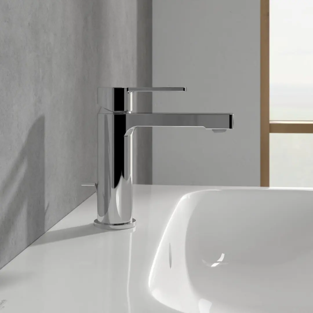 Villeroy & Boch Architectura Eengreeps Wastafelmengkraan - Chrome - afbeelding 2 van 6