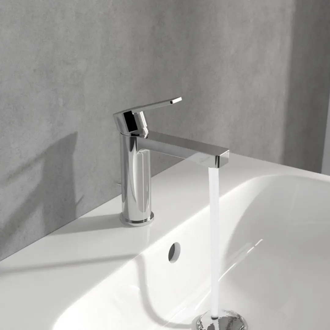 Villeroy & Boch Architectura Eengreeps Wastafelmengkraan - Chrome - afbeelding 3 van 6