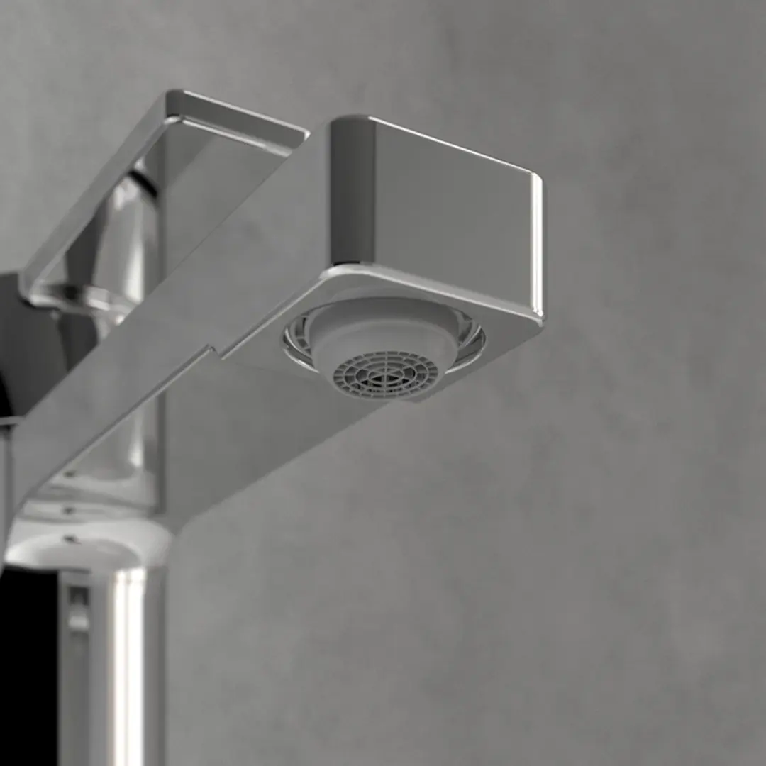 Villeroy & Boch Architectura Eengreeps Wastafelmengkraan - Chrome - afbeelding 5 van 6