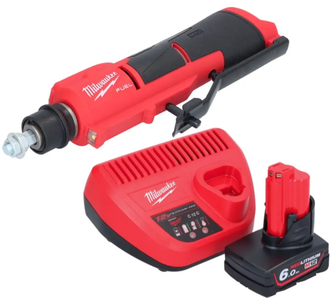 Milwaukee M12 FTB-601 Bandenkrabber 12V - 6,0Ah Accu + Oplader - afbeelding 3 van 5