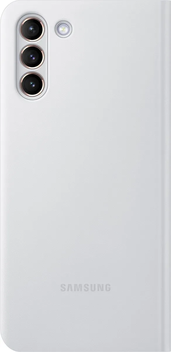 Samsung Smart LED View Antibacterieel Hoesje S21 Plus - EF-NG996PJEGEW - Lichtgrijs