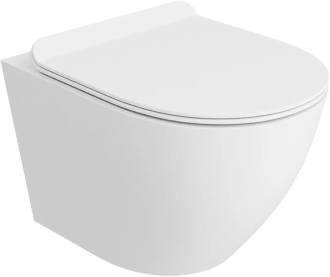 LAVITA hangtoilet Sofi Slim White Mat 365x490x395 mm wit mat