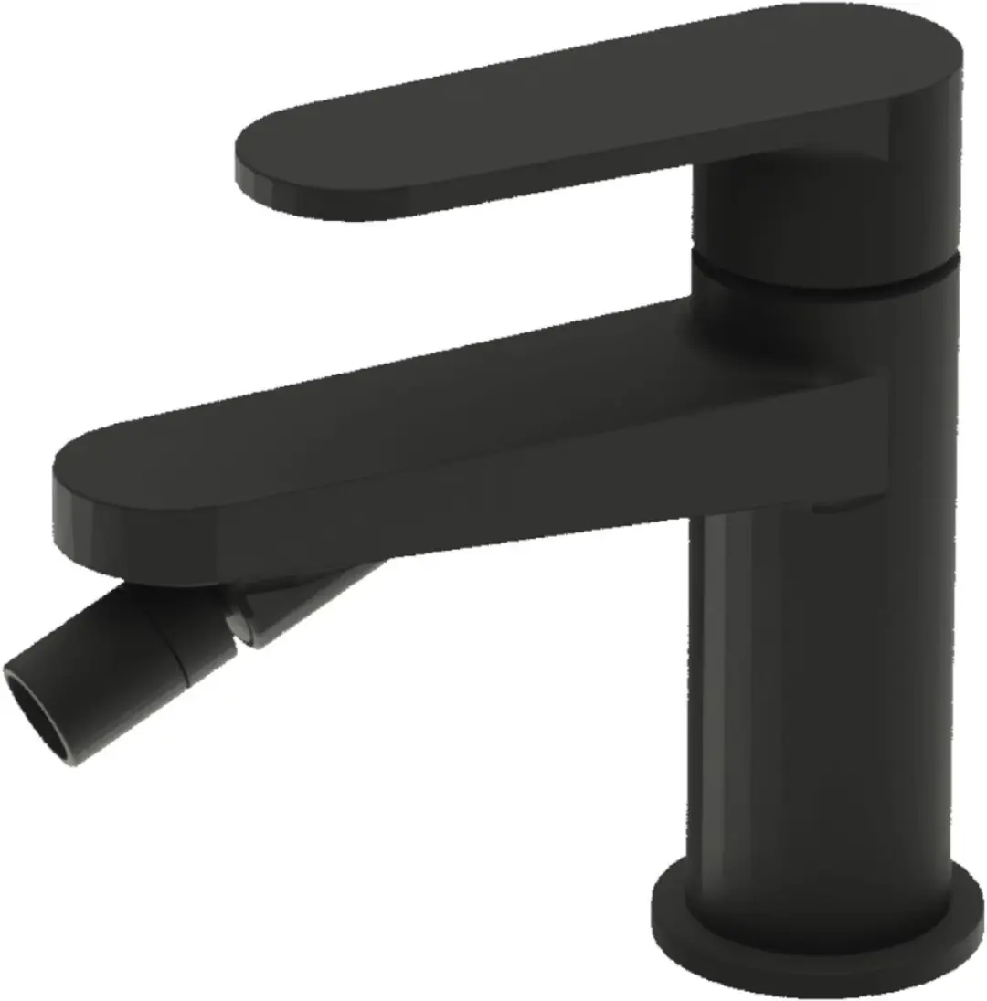 Domino Lavita Cetus Bidet-kraan in mat zwart messing Bidet Handbrvane hoogwaardi