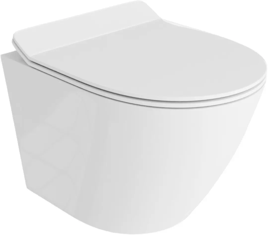 Domino LAVITA hangtoilet Sogo Slim WC Sitz Hänge Toilette toiletbril met softcl