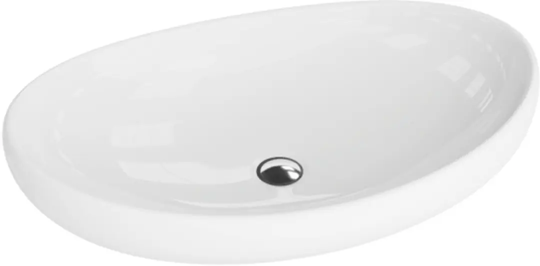 Domino LAVITA opbouw wastafel Barco opbouw wastafel Oval wastafel zonder overloo