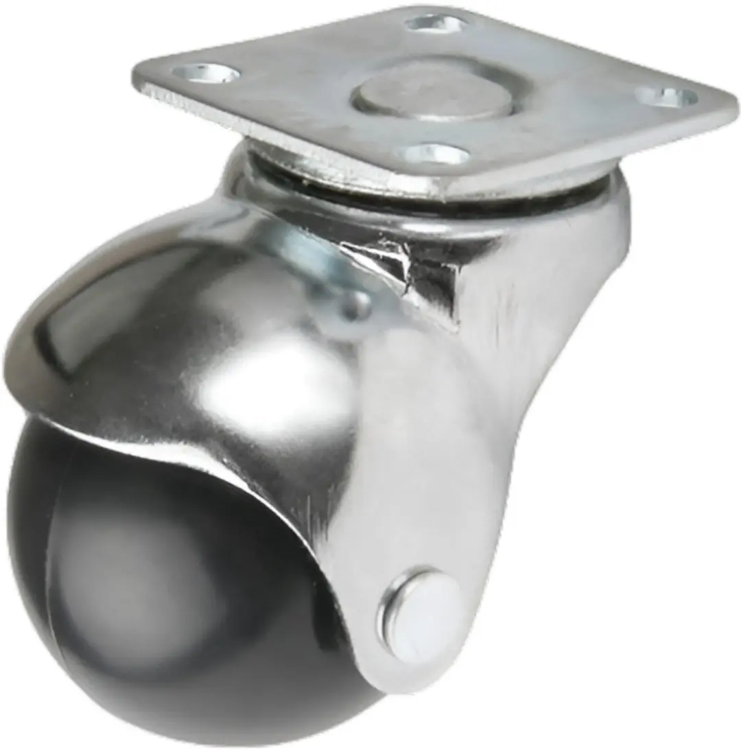 Domino meubelwiel met Platte, Durchmesser 40mm/40kg, Drehplatte
