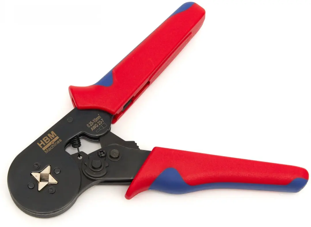 HBM kabelkrimptang, kabelschoentang en adereindhulstang 1200-delig, 0,25-10 mm²