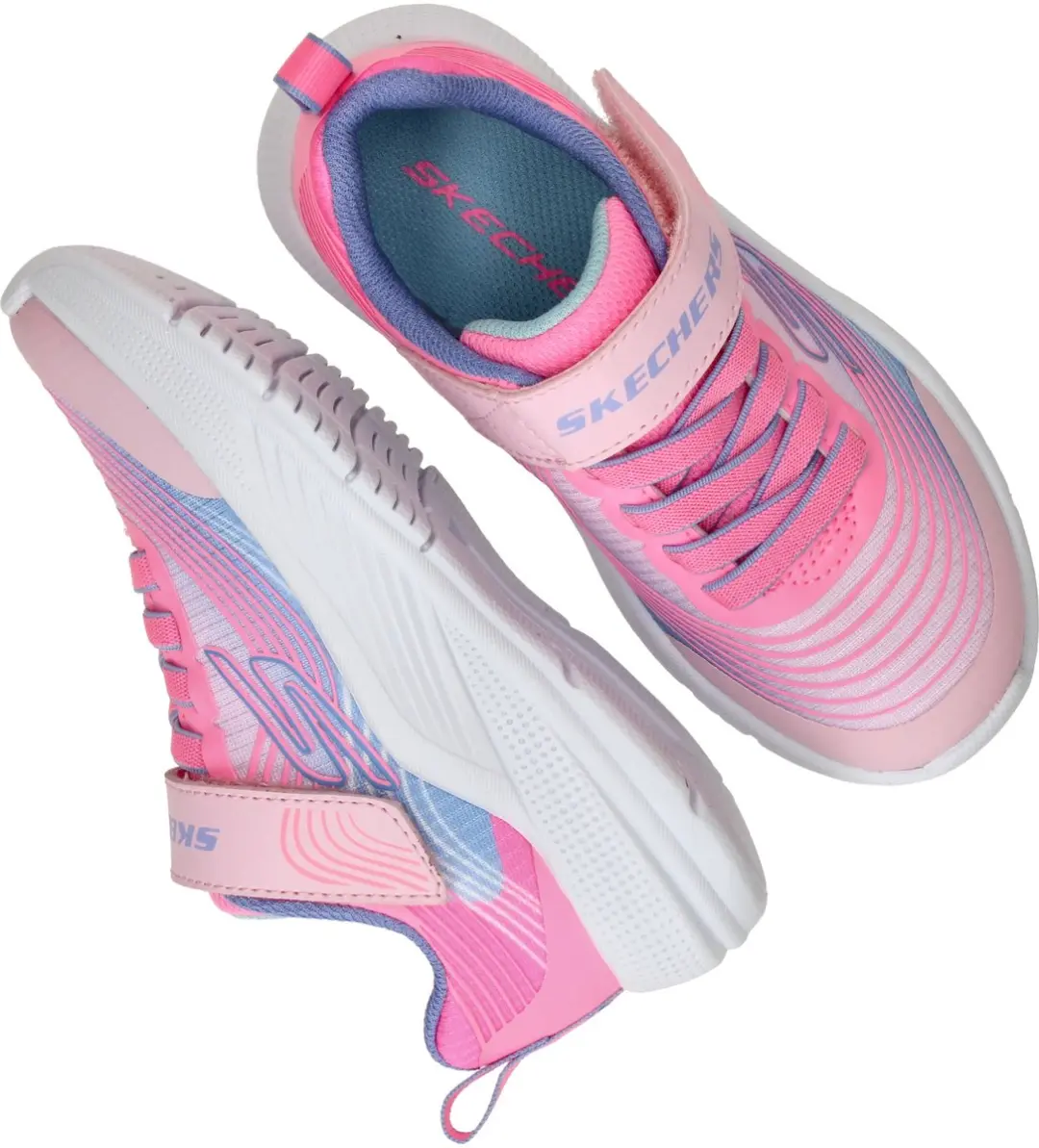 Skechers Microspec Advance Sneakers - Roze - afbeelding 6 van 6