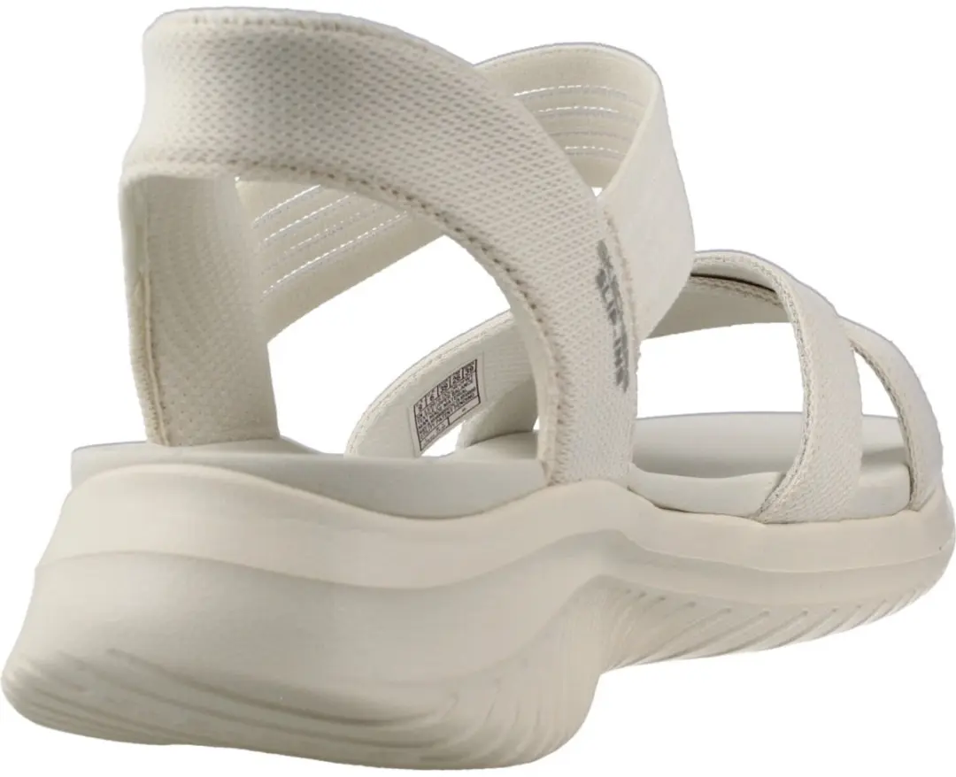Skechers Ultra Flex 3.0 Dames Sandalen 119975-OFWT - Wit - afbeelding 4 van 6