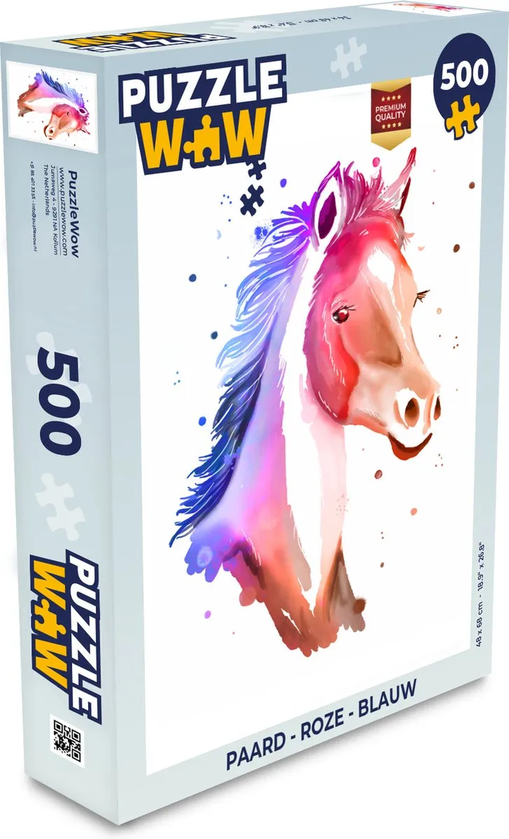 PuzzleWow Paard Legpuzzel 500 Stuks