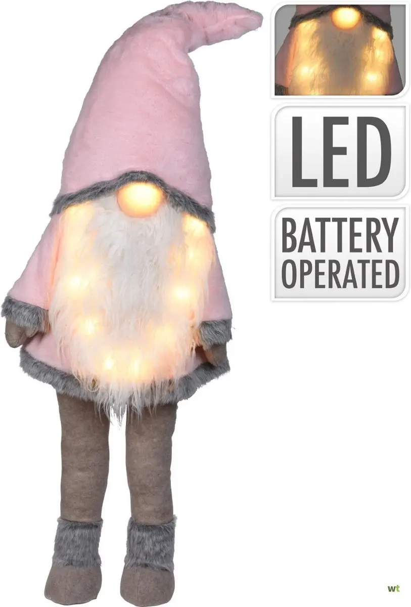 Koopman LED Gnome met Lange Baard