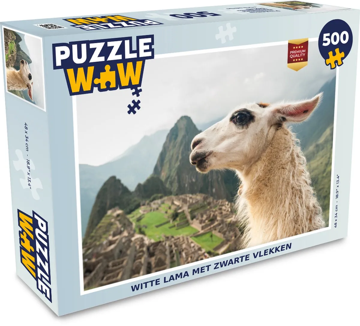 PuzzleWow Machu Picchu Legpuzzel 500 Stuks