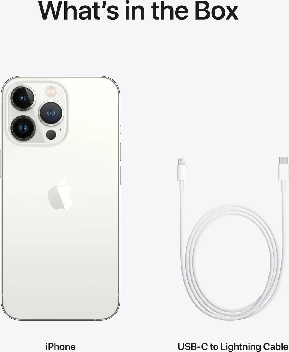 Apple iPhone 13 Pro MLVW3ZD/A - 1TB - Zilver - afbeelding 6 van 6
