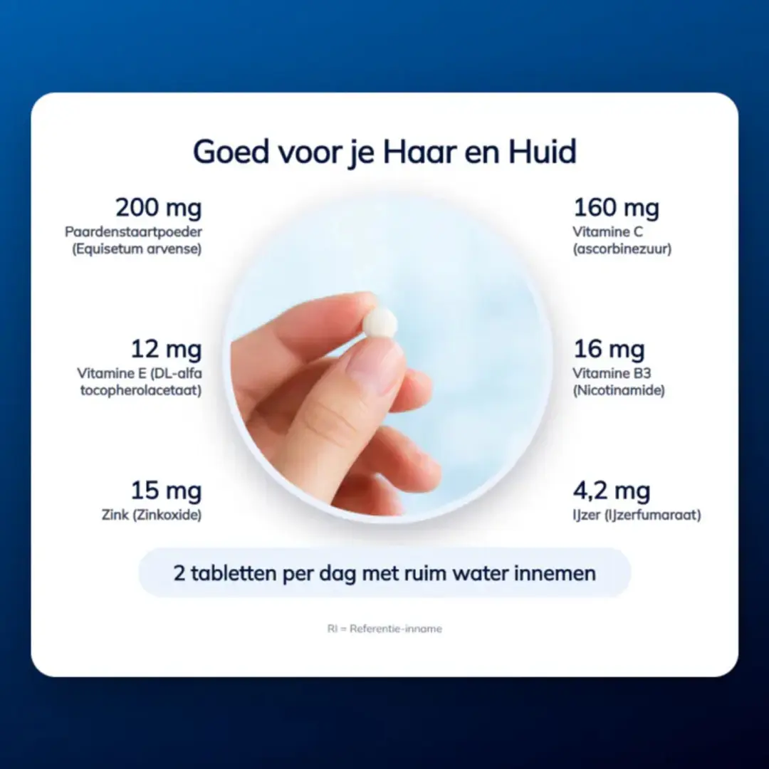 Lucovitaal Huid Haar Nagels Biotine 180 Tabletten - afbeelding 2 van 3