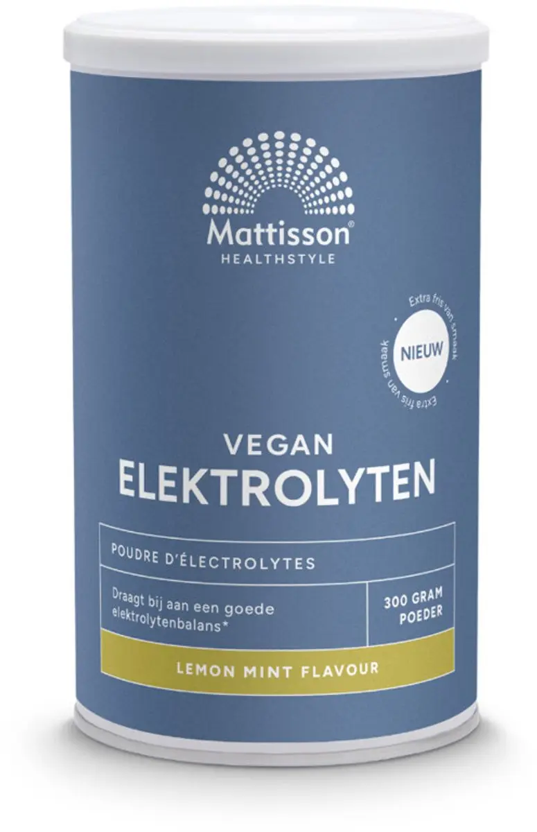 Mattisson Elektrolyten Poeder Lemon Mint 300ml