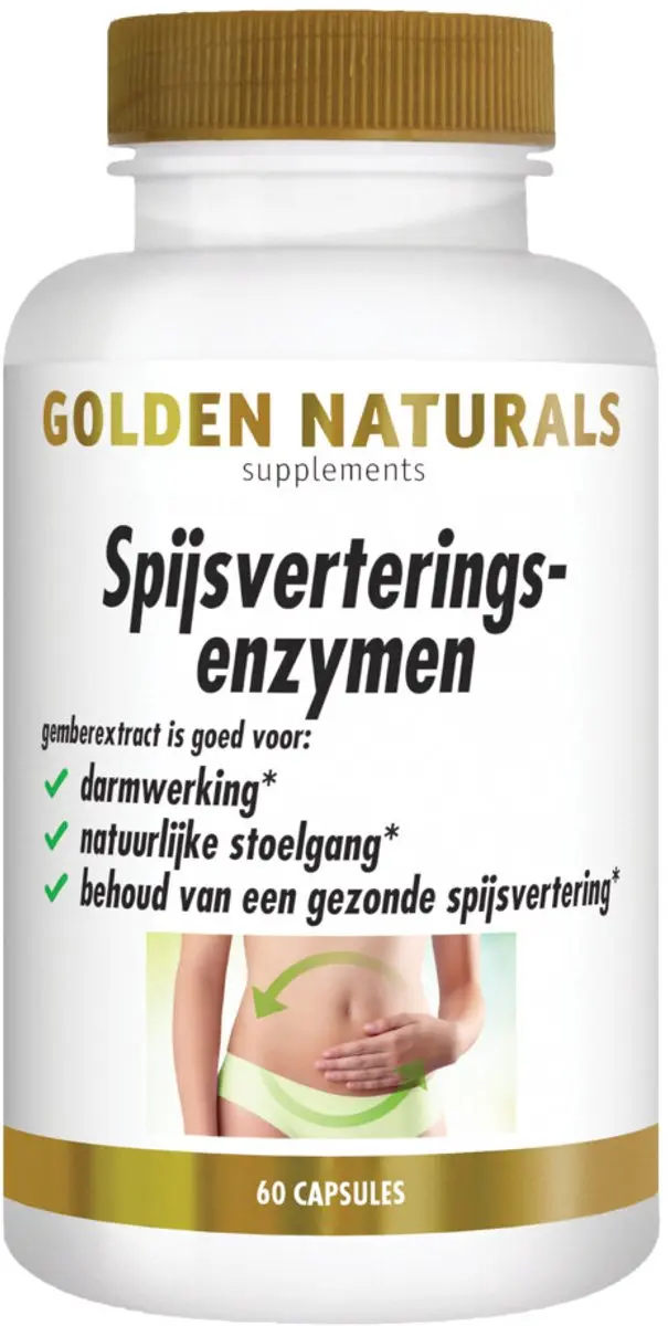 Golden Naturals Spijsverteringsenzymen 120 Vegacapsules