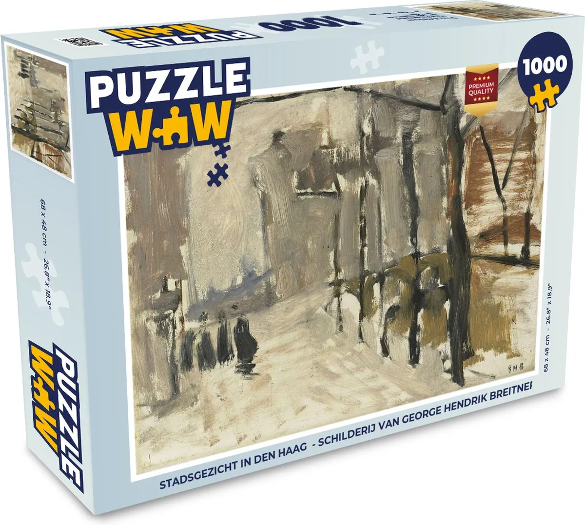 PuzzleWow Stadsgezicht Den Haag Puzzel 1000 Stuks