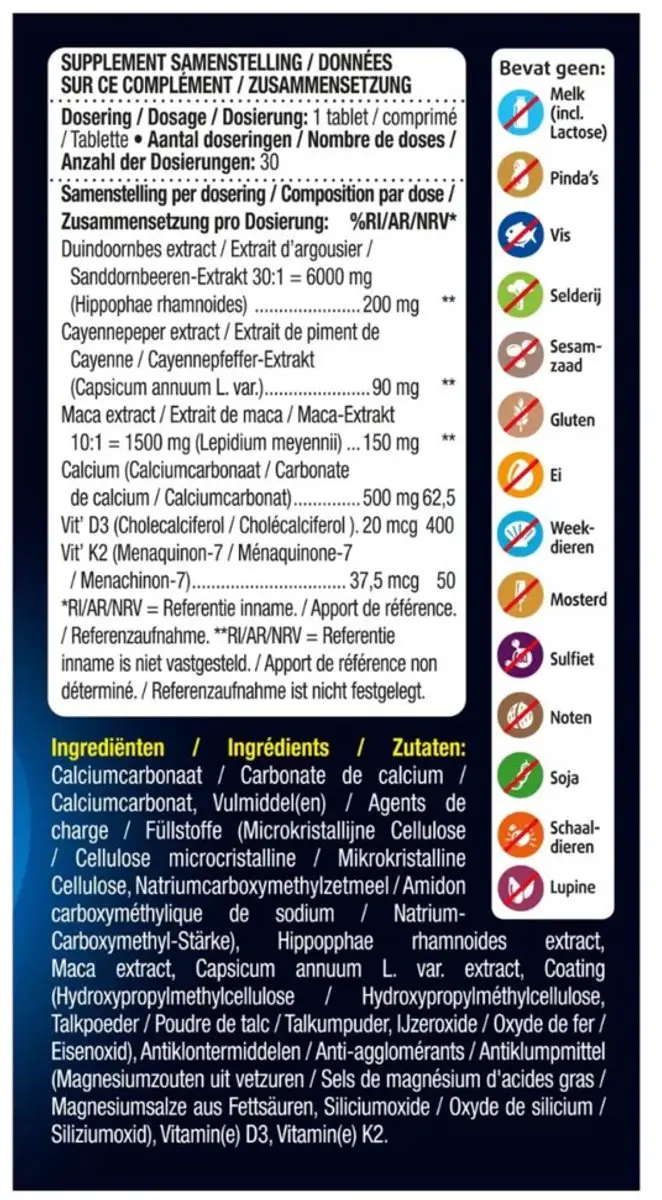 Lucovitaal Post Overgang Balans 60 tabletten - afbeelding 4 van 6