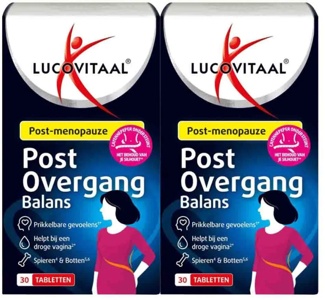 Lucovitaal Post Overgang Balans 60 tabletten - afbeelding 6 van 6