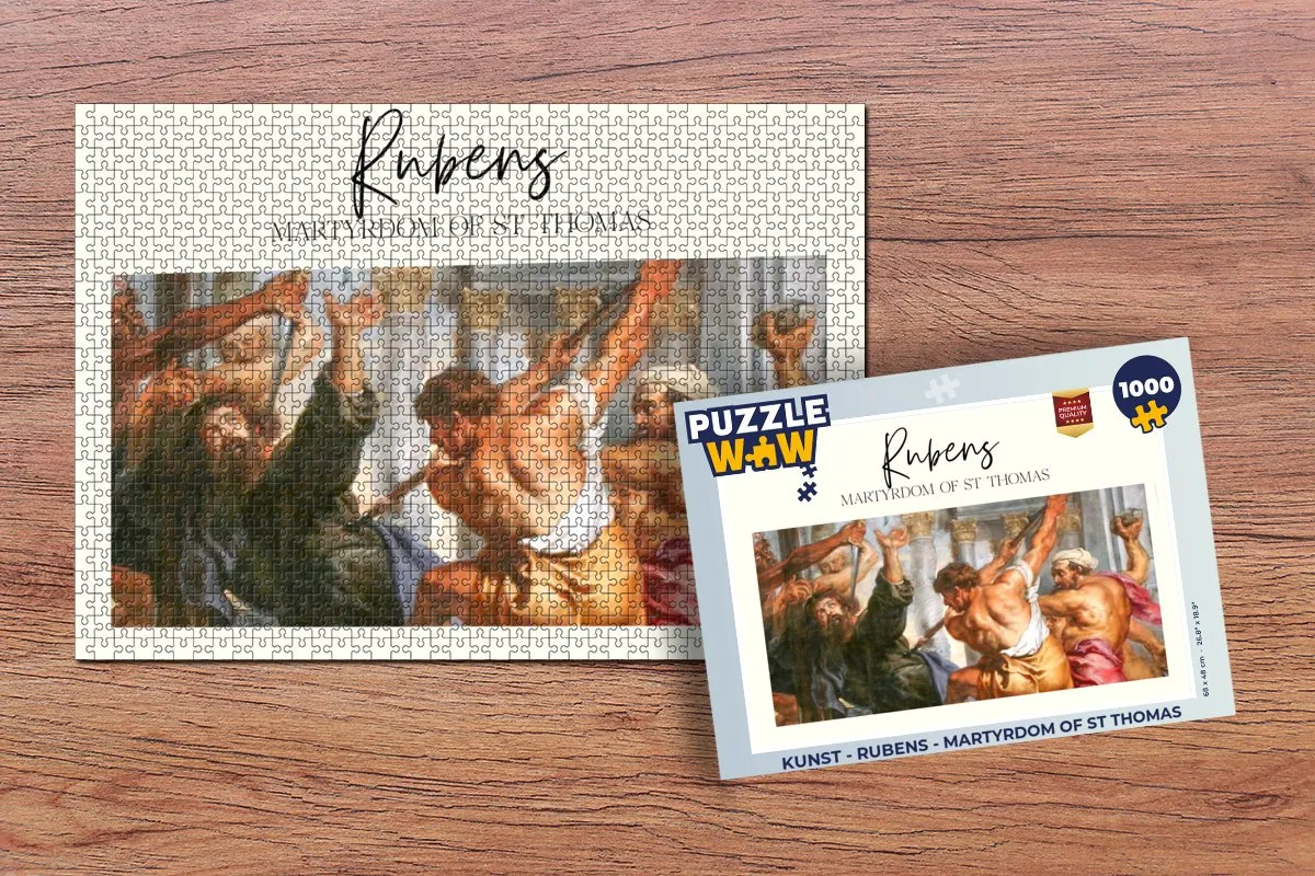 PuzzleWow Rubens Martyrdom of St Thomas Legpuzzel 1000 Stuks - Multicolor