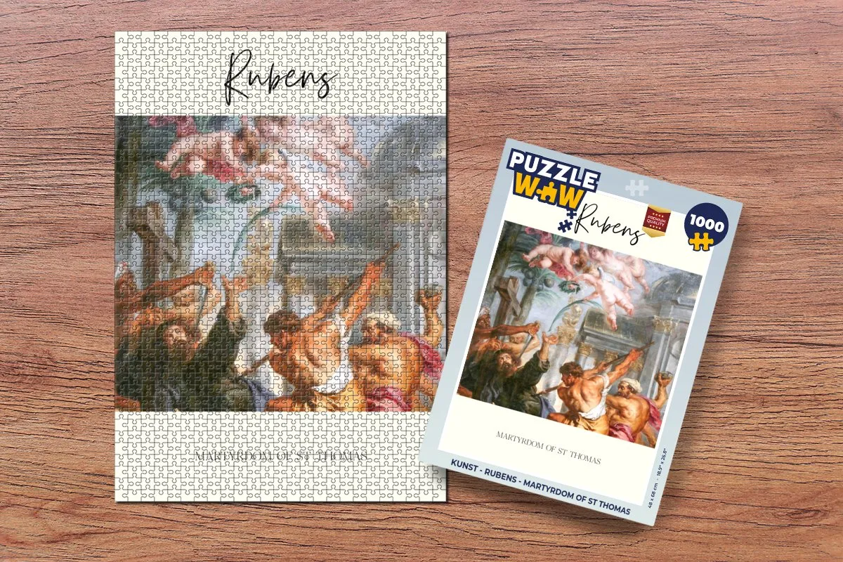 PuzzleWow Rubens Martyrdom of St Thomas Legpuzzel 1000 Stuks - Multicolor