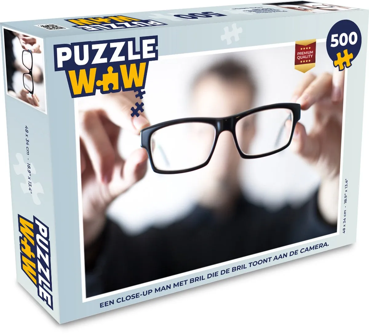 PuzzleWow Legpuzzel 500 Stuks - Multicolor