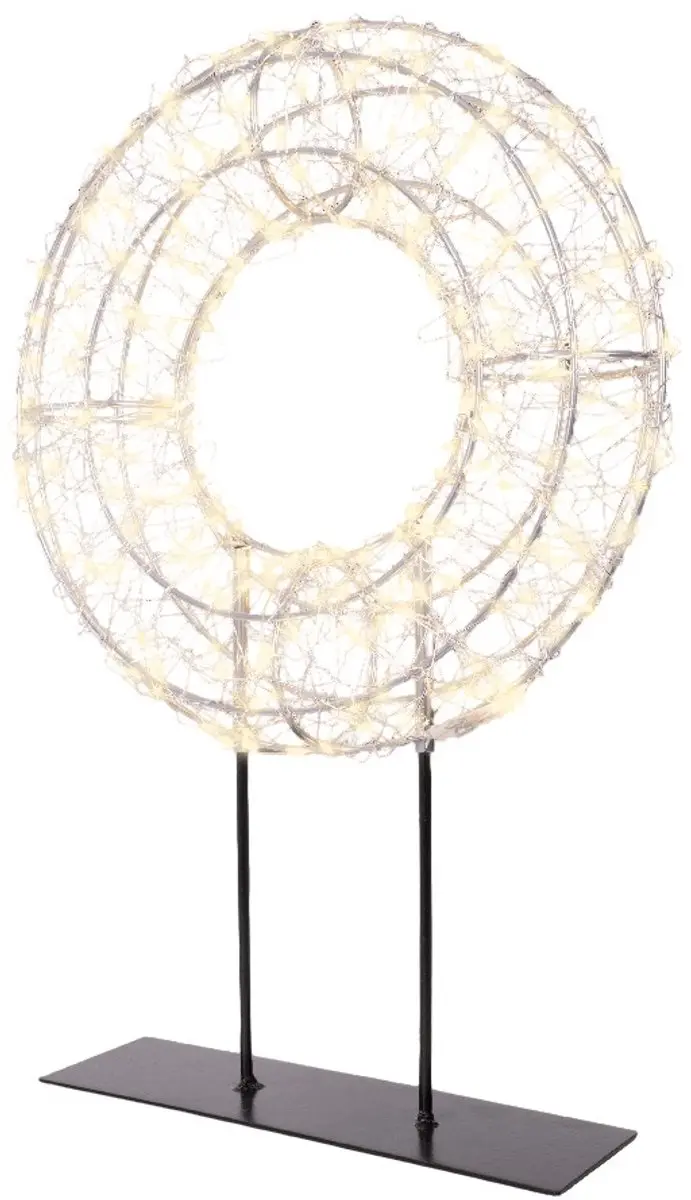 Lumineo Micro-LED Verlichte Krans Tafellamp 28x38cm