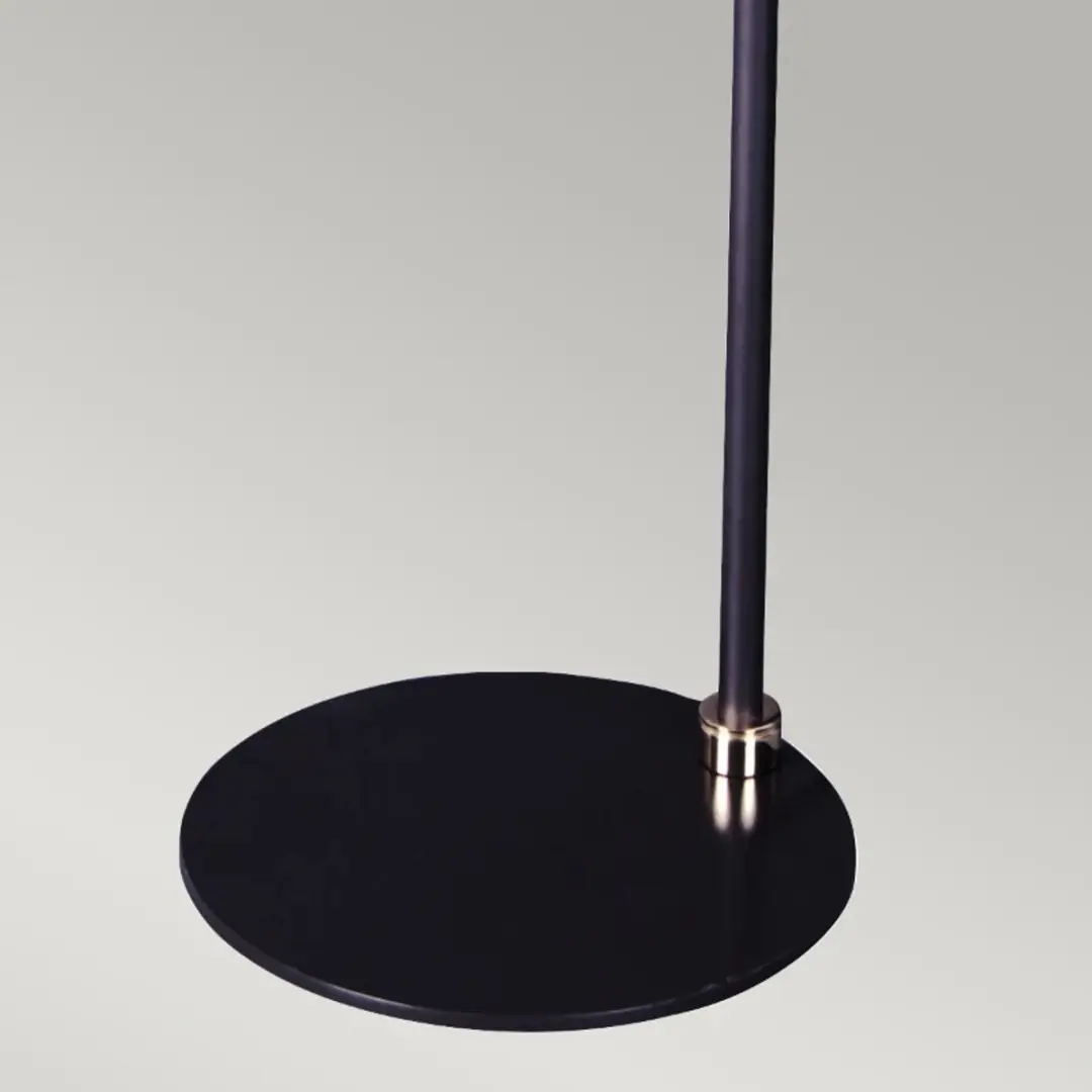 Elstead Lighting Balance Staande LED Lamp - 60W - Zwart/Polished Nickel - afbeelding 2 van 6
