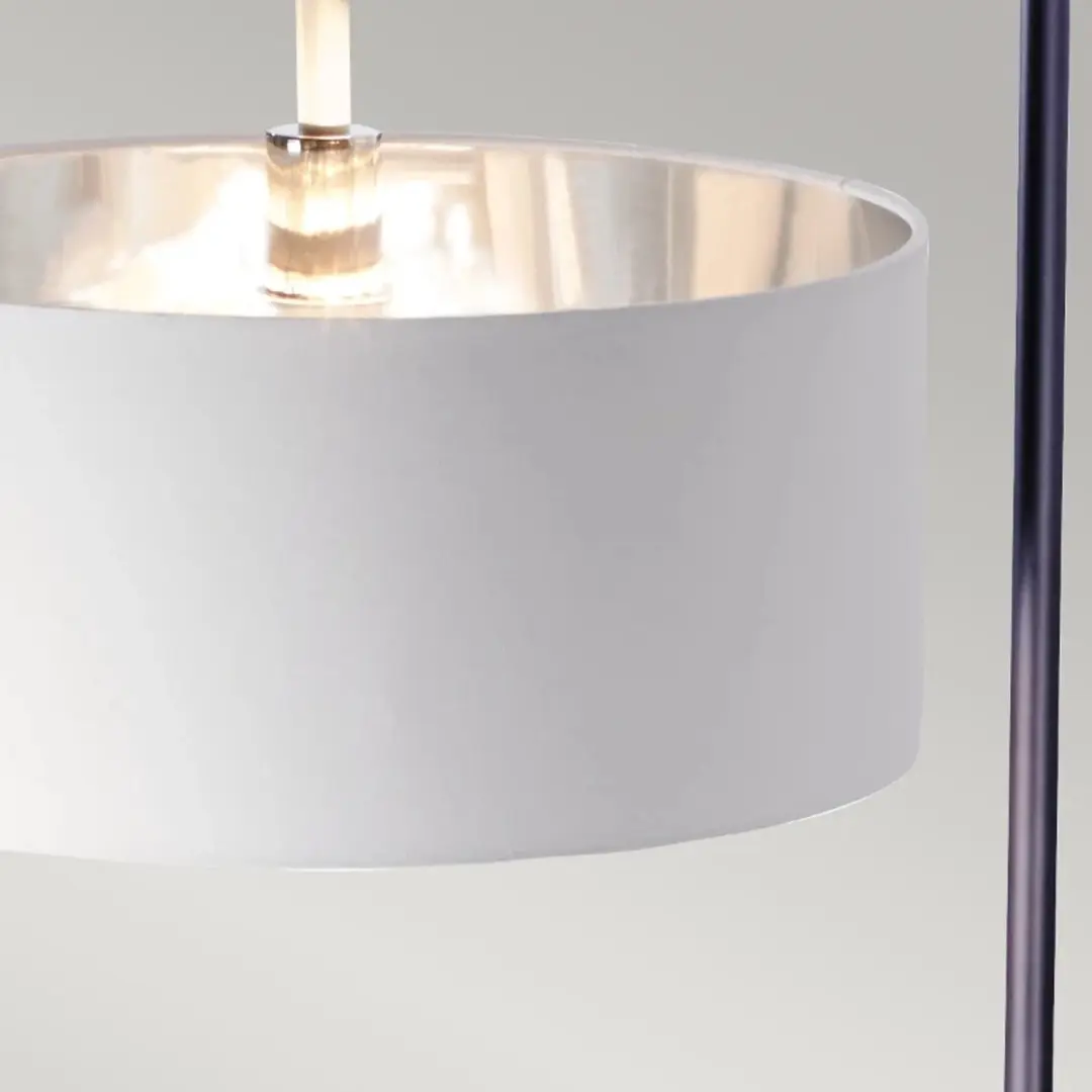Elstead Lighting Balance Staande LED Lamp - 60W - Zwart/Polished Nickel - afbeelding 3 van 6