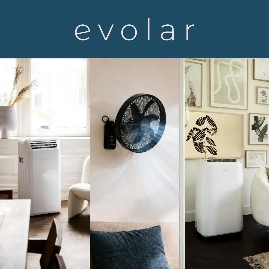 Evolar Wandventilator EVO-WF50B - 50W - Zwart - afbeelding 6 van 6