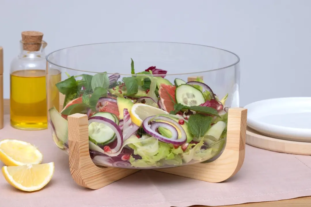 Konges Sløjd Secret de Gourmet Saladekom - Transparant - afbeelding 2 van 2