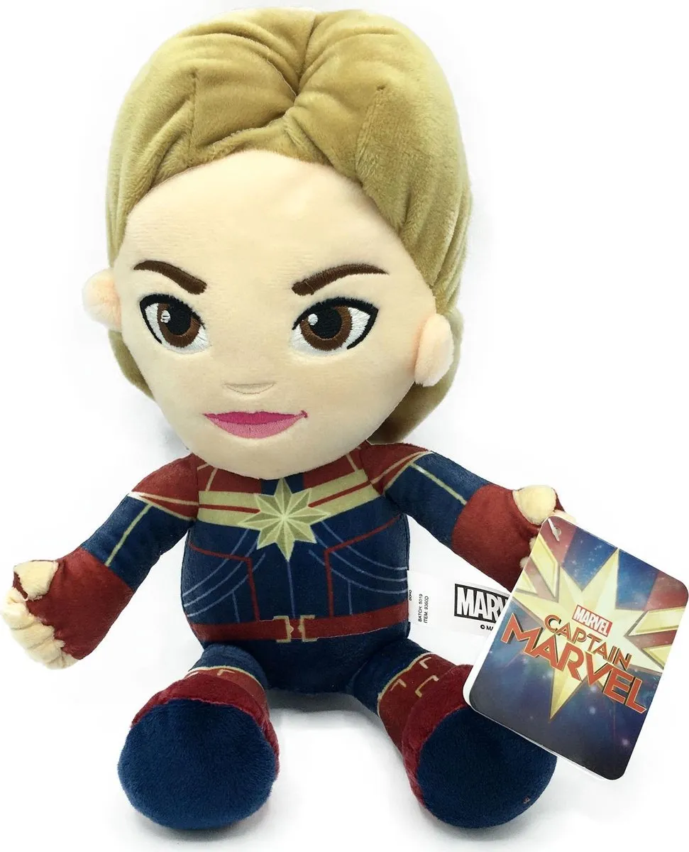 Marvel Avengers Captain Marvel Pluche Actiefiguur 33cm