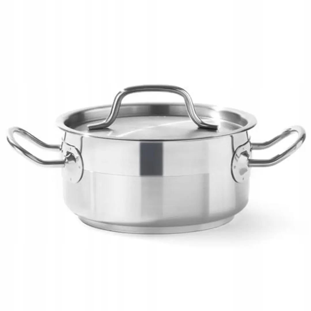 Hendi Profi Line Lage Pan 12L Ø32cm H15cm RVS met Deksel