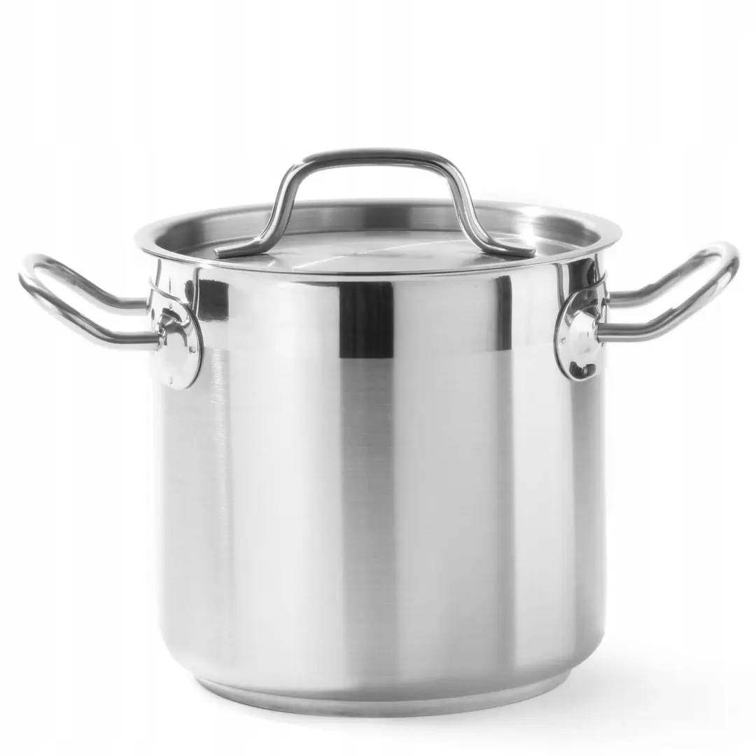 Hendi Profi Line Hoge Pan 6L RVS Sandwichbodem met Deksel Ø20cm