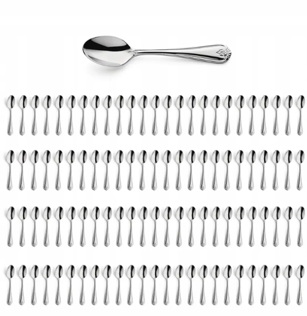 Amefa Duke Theelepels 100 Stuks RVS 18/10 Retro Stijl
