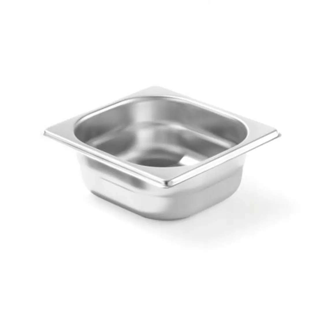 RVS Gastronorm Bak 1/6 Hendi Profi Line 100mm Hoog