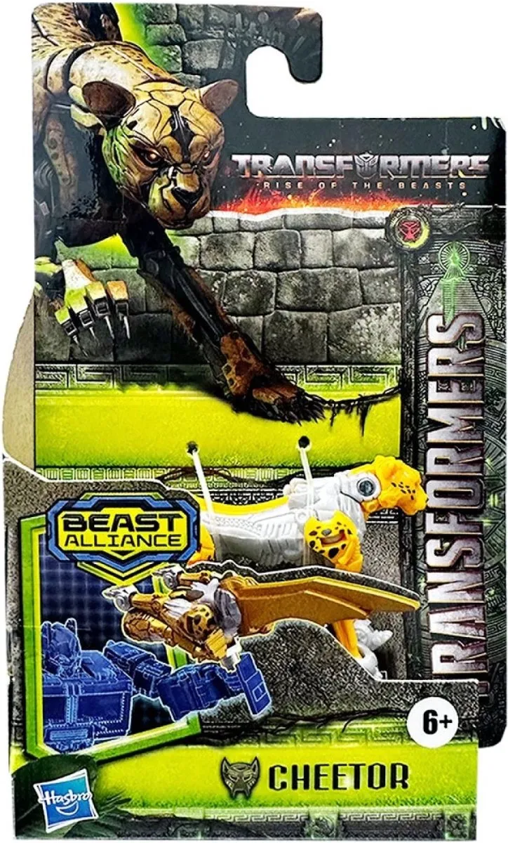Transformers Rise of the Beasts Cheetor - 7cm Geel