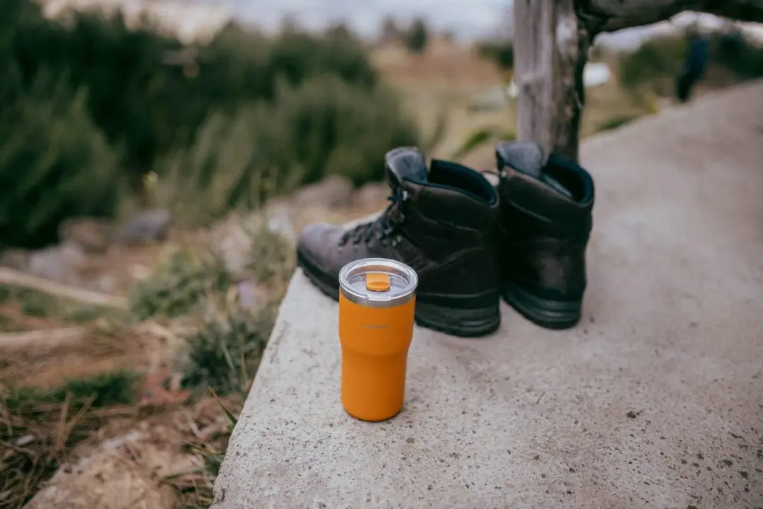 Fiskars On-the-go Thermobeker 0,5L Oranje - afbeelding 4 van 5