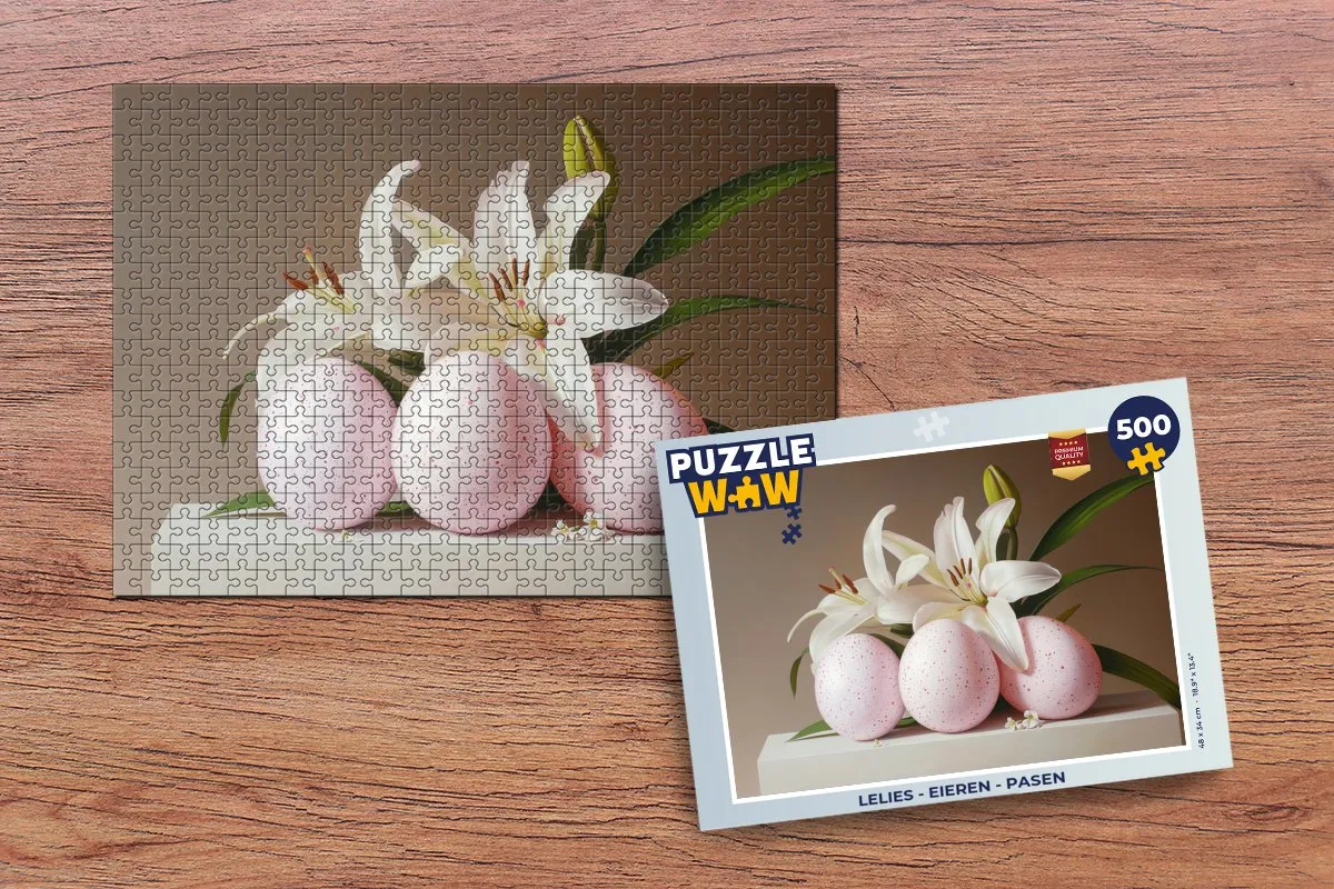 PuzzleWow Pasen Lelies - Legpuzzel 500 Stuks - 8721172701237