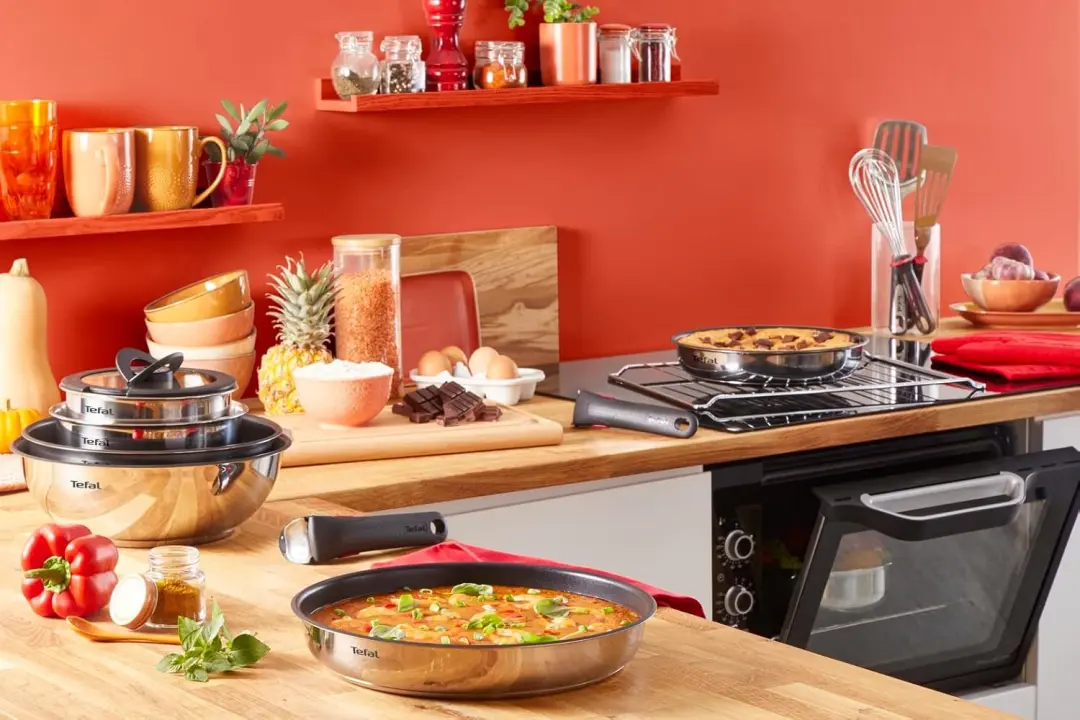 Tefal Emotion L897S374 Multifunctionele Pan - 2-delig - Roestvrijstaal - afbeelding 3 van 6