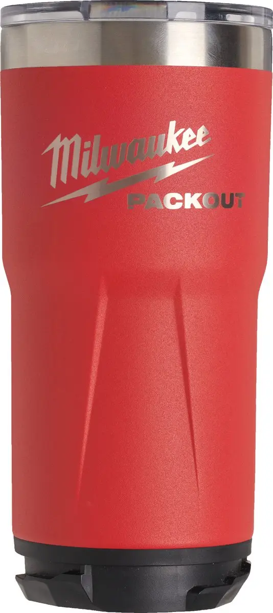 Milwaukee Packout Thermosbeker 591ml - Rood - afbeelding 6 van 6